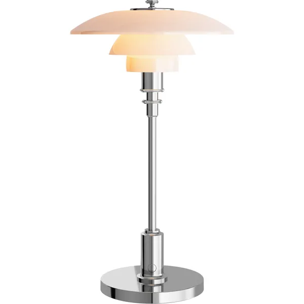 PH 2/1 Bordslampa Portabel Krompläterad