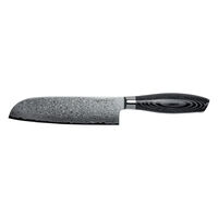 Akio Santoku-Kniv 21 cm Sort