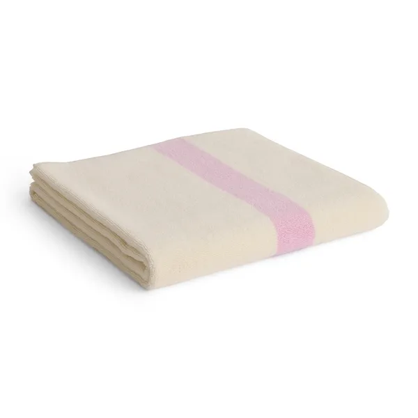 Stripe Handduk 70x140 cm Cool Pink