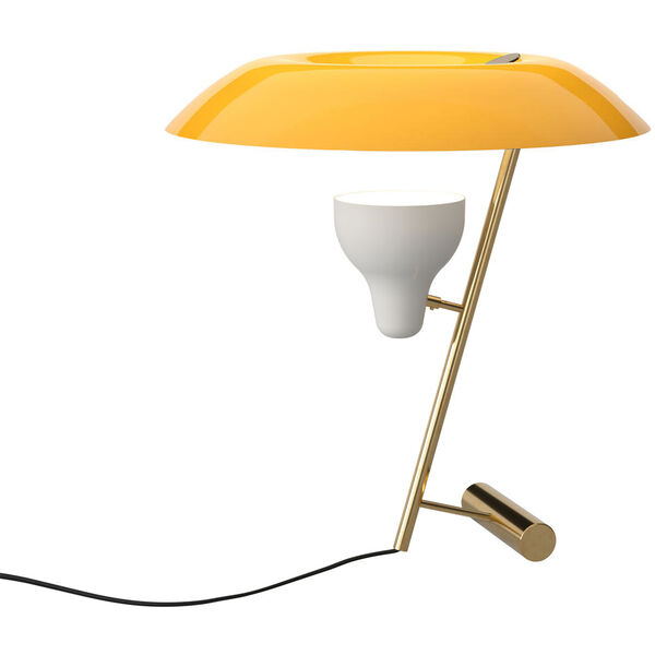 Model 548 Bordslampa Mörkt bränd Mässing / Gul