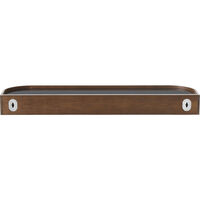 Epoch Hylla 79 cm Mörkbetsad Ek / Svart