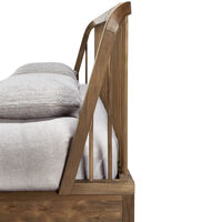 Spindle Sängstomme Teak 160x200 cm