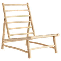 Loungefåtölj Bambu 55 cm Natur