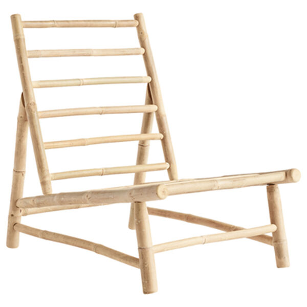 Loungestol Bambus 55 cm Naturfarget