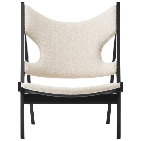 Knitting Loungestol Everyday Icons Svart Ek / Barnum Bouclé 24