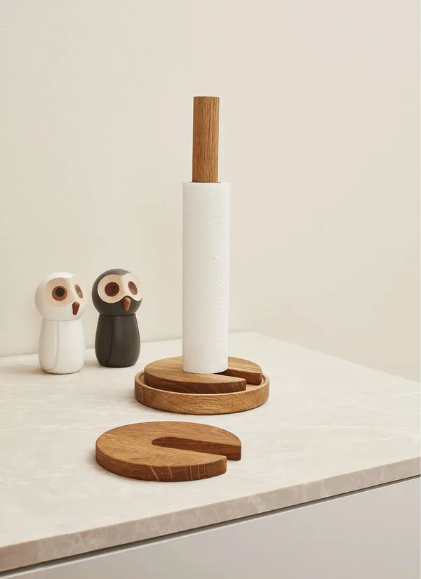 Stack Kjøkkenrullholder 35 cm Eik