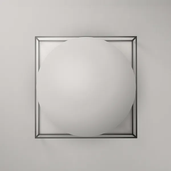 Observe Sohvapöytä 89x89 cm Kirkas Lasi / Peililasi
