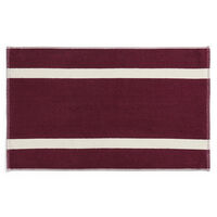 Stripe Badrumsmatta Vinröd