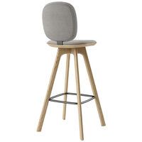 Pauline Comfort Barstol 75 cm Olieret Eg / Hallingdal Grå