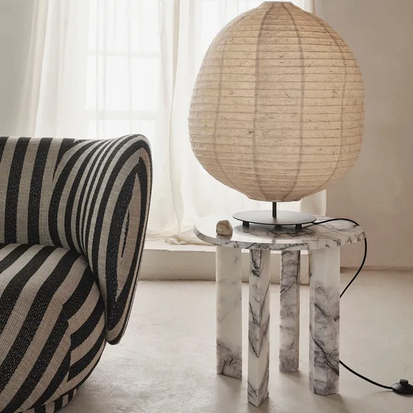 Taula Sidebord Ø544 cm Hvidt / Trækulsfarvet