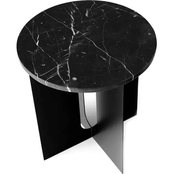 Androgyne Sidebord Svart / Svart Marmor