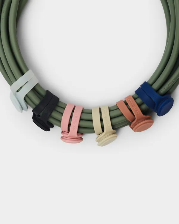 Cable Ties Magnetic Mossy Green