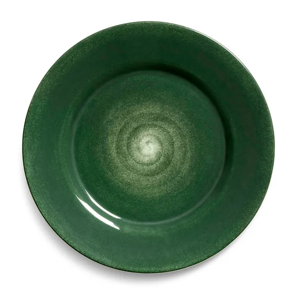 Basic Tallrik 25 cm Skogsgrön