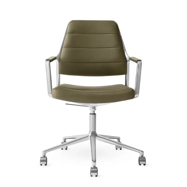 455+ Työtuoli Pyörillä varustettu Bosco Leather