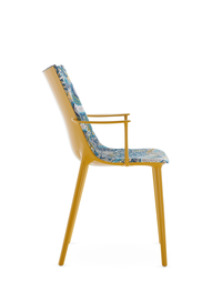 H.H.H. Tuoli Verhoiltu Kangas Mustard / Ink-Ochre