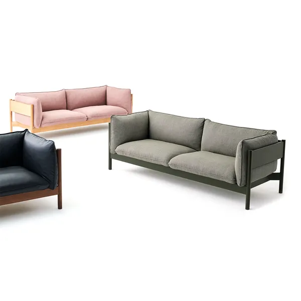 Arbour Soffa 3-Sits Oljad Valnöt / Nevada NV0500S