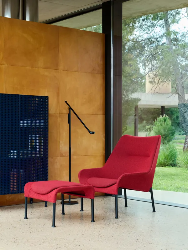 Perforated Skåp Stor Steel Blue