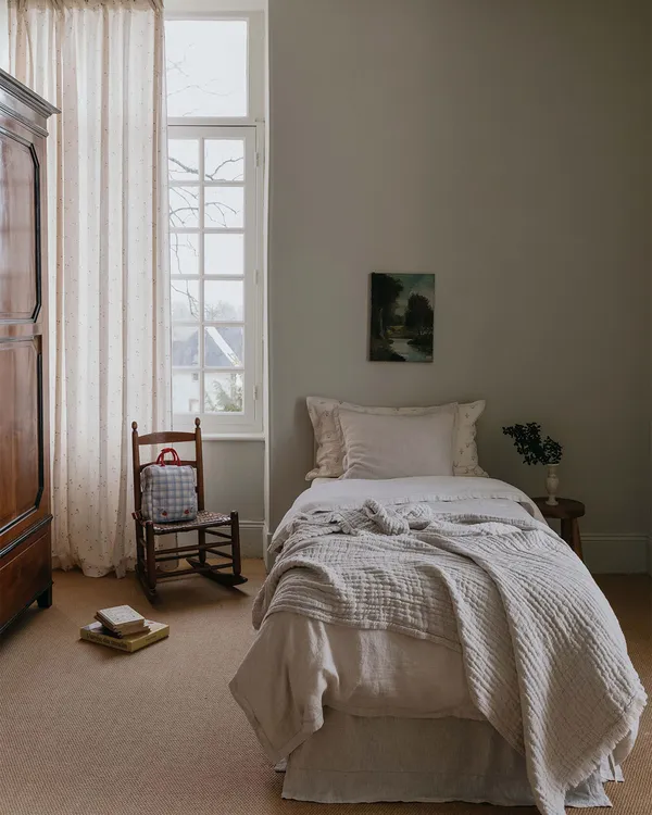 Hemstitched Linen Pillowcase 50x70 cm