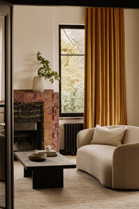 Grooves Sohvapöytä Tiikki 65x135 cm