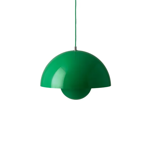 Flowerpot VP7 Riippuvalaisin Signal Green