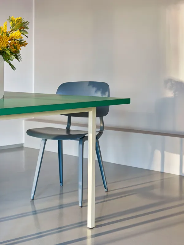 Two-Colour Bord Ivory 160x82 cm Ivory / Green Mint