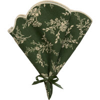 Gia Servett Blomma 45x45 cm 2-pack Grön