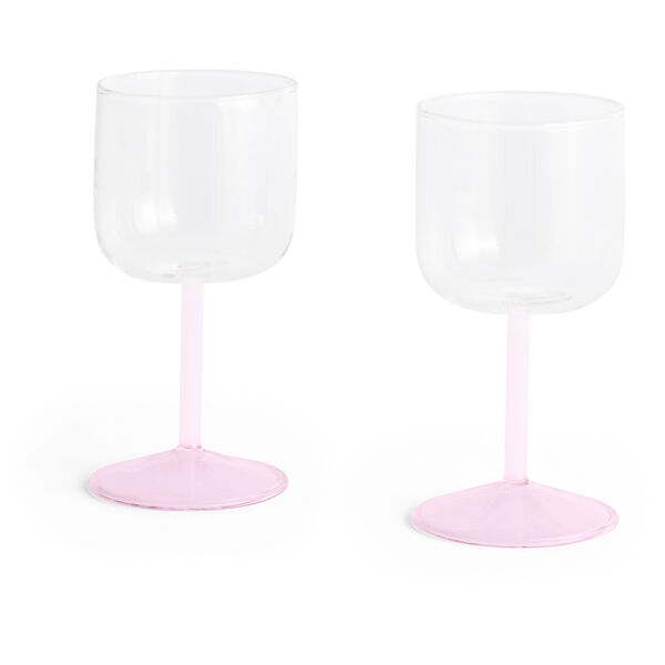 Tint Vinglass 2-pk Rosa / Klar