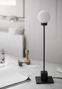 Snowball Bordlampe Messing