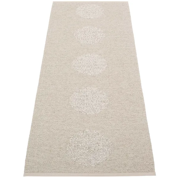 Vera 2.0 Teppe Linen / Stone Metallic 70x200 cm