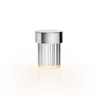 Last Order Fluted Bordlampe Rustfrit stål