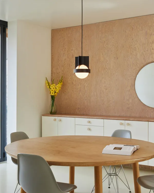 Loop Single Ceiling Lamp with Sphere IV Dark Grey