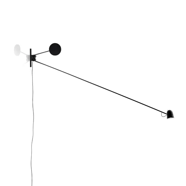 Counterbalance LED Væglampe Sort