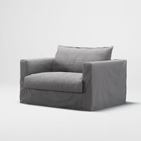 Le Grand Air Nou Love Seat Bomull Ljusgrå