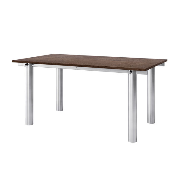 Atura Spisebord 160x90 cm Rustfrit Stål / Dark Stained