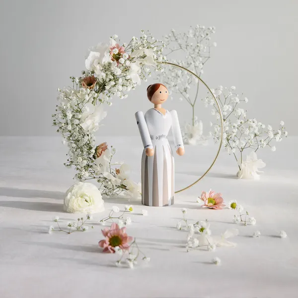 Bride Trefigur Hvit