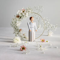 Bride Trefigur Hvit