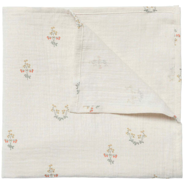 La Fraise Muslin Babysvøb 110x110 cm