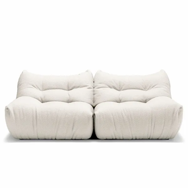 MONO 2-Personers Sofa Steam White