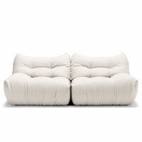 MONO 2-Personers Sofa Steam White