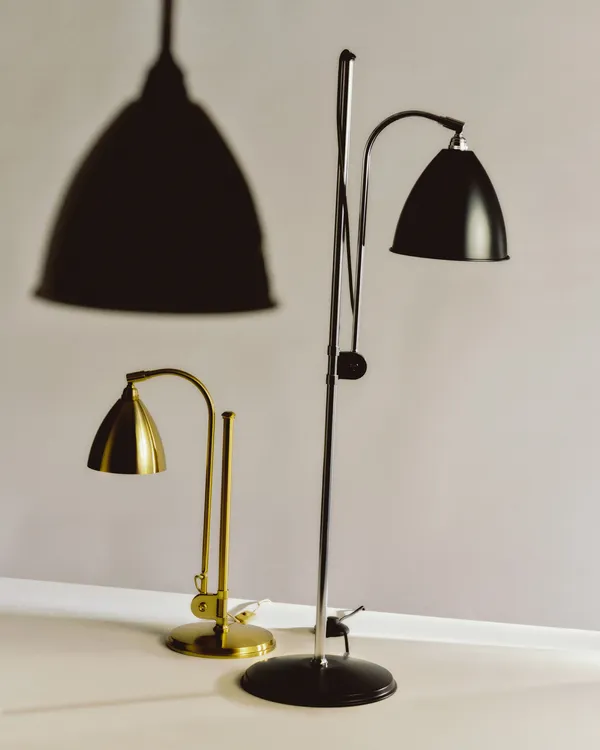 Bestlite BL1 Bordlampe Messing/Hvit