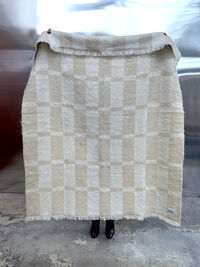 Hallin Pledd Mohair 130x170 cm Beige / Off-white