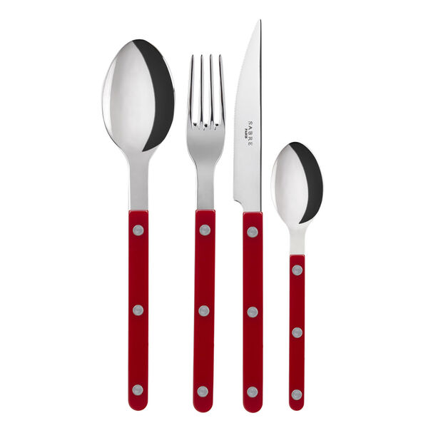Bistrot Bestikksett 24 Deler Burgundy