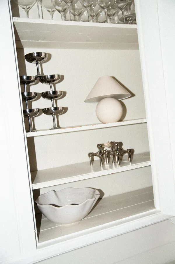 Cosmo Pöytävalaisin Kannettava Beige