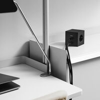 Square 1 Forlængerledning med USB-C / Magnet 3 m Stockholm Black
