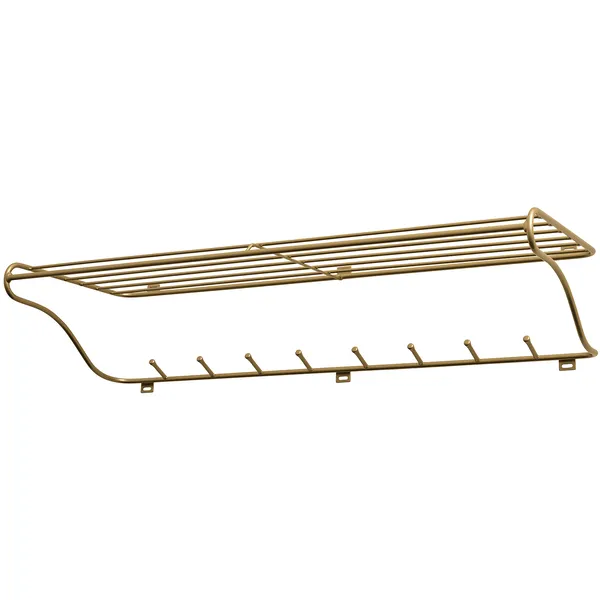 Hat Rack L Hattehylde Messing