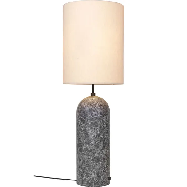 Gravity XL Golvlampa Hög Grå Marmor / Canvas