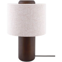 Bosco Bordlampe Mørkbeiset Eik / Beige