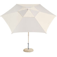Terrazza Parasol Hexagon Off-white / Grey