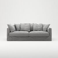 Le Grand Air 3-Personers Sofa Bomuld Lysegrå