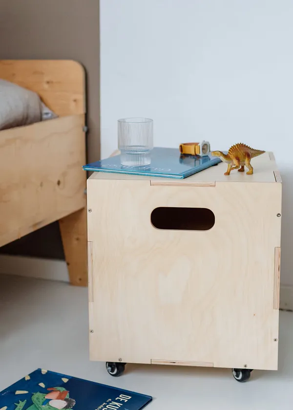 Cube Opbevaring 36x36 cm Træ